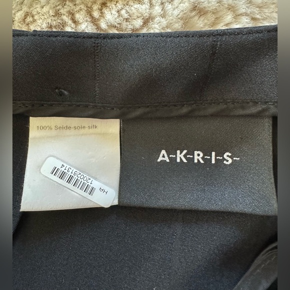 AKRIS 100% Silk Trousers 10 - Picture 11 of 14